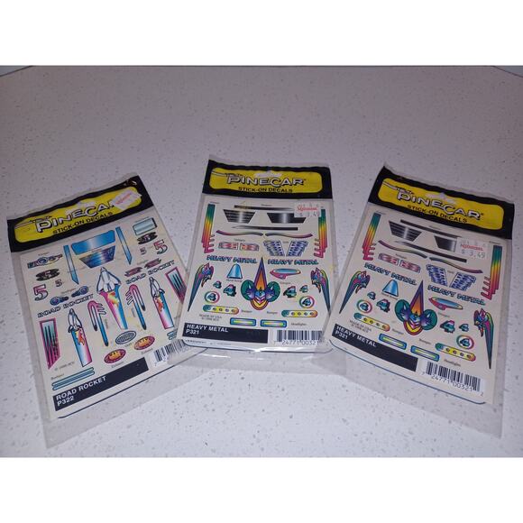 Variety Pinecar/ Pine Pro Stick-On Decals - Picture 3 of 9
